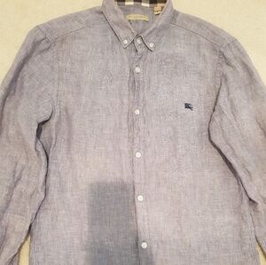 Burberry Brit Linen Full Sleeve Button Down Shirt